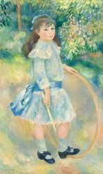 Meisje met een hoepel, 1885