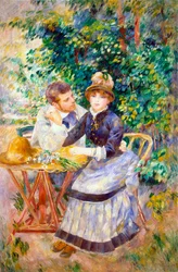 In de tuin, 1885