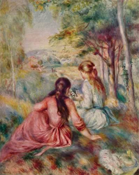 In de weide, c1888