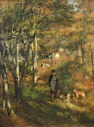 Jules Le Coeur in het bos van Fontainebleau