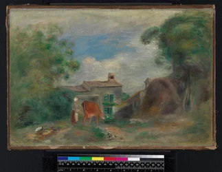 Landschap met figuren, voor 1919