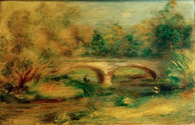 Landschap met een brug