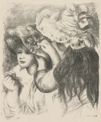 De hoed vastpinnen, 1897