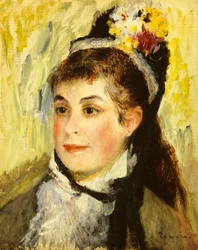 Portret van Madame Edmond Renoir, 1876