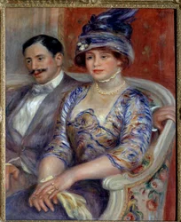 Portretten van de heer en mevrouw Bernheim de Villers Schilderij door Pierre Auguste Renoir (1841-1919) 1910 Parijs, Musée d