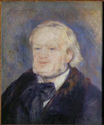 Richard Wagner Geschilderd in Palermo voor een bewonderaar van de componist (schilderij op doek)