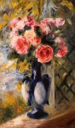 Rozen in een blauwe vaas, 1892