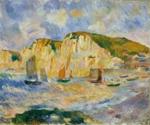 Zee en kliffen, ca. 1885