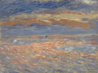 Zonsondergang, 1879 of 1881
