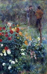 De tuin in de Rue Cortot, Montmartre