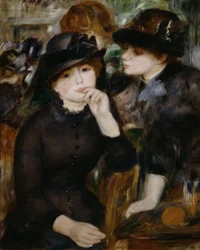 Twee meisjes in het zwart, 1880-1882