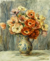 Vaas met anemonen