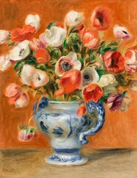 Vaas met anemonen, 1890