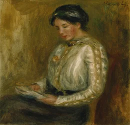 Vrouw die leest