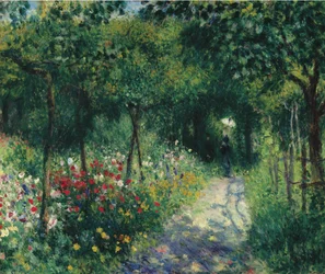 Vrouwen in de tuin, 1873