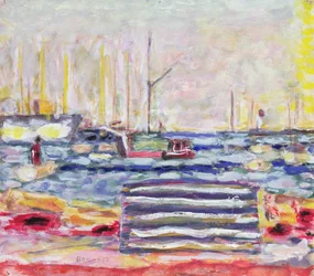 Een haven in Normandië, ca. 1930