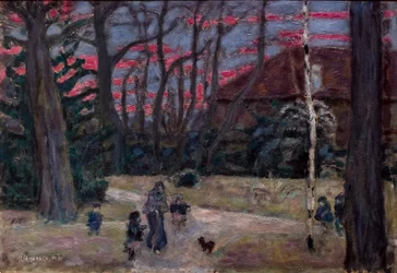 Kerstavond, ca. 1904 (olieverf op karton)
