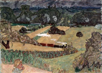 Landschap met Goederentrein, 1909