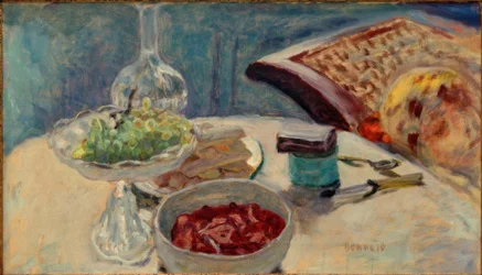 Stilleven met figuur (Marthe Bonnard)