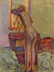 Naakt bij de kapster, 1935