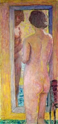 Naakt voor een spiegel, 1934