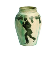 Petit vaas: straattafereel, c.1894-95