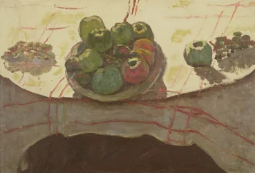 Bord met appels op een tafel, c.1910-12