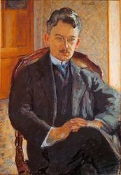 Portret van G.B. Georges Besson: kunstcriticus en verzamelaar