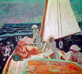 Signac en zijn vrienden zeilen, 1924-25