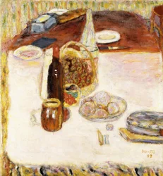 Stilleven met Fles Rode Wijn