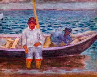 De vissers, ca. 1907 (olieverf op doek)
