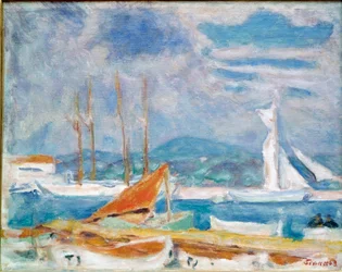 De haven van Saint Tropez