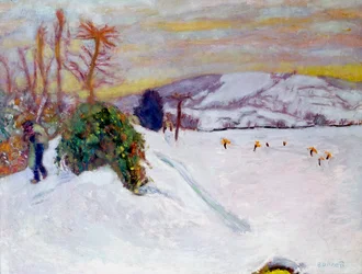 De sneeuw in Dauphine, 1910