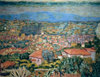 Vue de Le Cannet, Daken (Alpes Maritimes, Provence-Alpes-Côte d