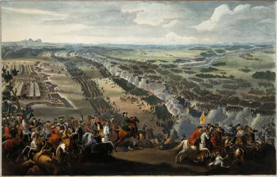 De Slag bij Poltava op 27 juni 1709