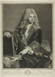Portret van Robert de Cotte
