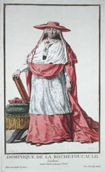 Kardinaal Dominique de la Rochefoucauld (1712-1800), uit 