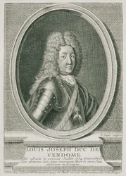 De Franse generaal Louis Joseph Duc de Vendôme