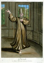 Derwisj, of Turkse monnik die uit devotie danst, 