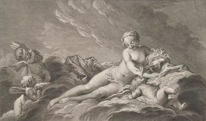 Venus geeft nectar aan Cupido, 18e eeuw