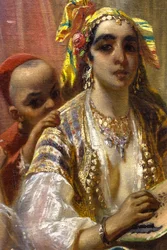 Vrouwen van Algiers, interieur binnenplaats