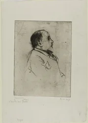 Portret van Degas