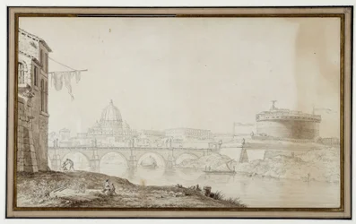 Uitzicht op het Chateau Saint Angelo (Sant