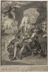 Portret van Samuel Bernard, staatsraad