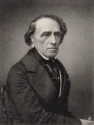 Portret van de componist Giacomo Meyerbeer 1791-1864, 1865