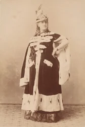[La Comtesse in Hermelijnen Mantel], 1860s