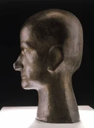 Buste van Baudelaire, brons