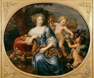 Madame de Montespan, maîtresse van Louis XIV ... (schilderij op doek)