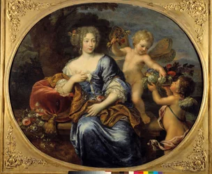 Portret van Francoise Athenais, Markiezin de Montespan (1640-1707)