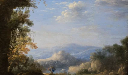 Landschap met Jacobs worsteling met de Engel
